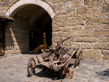Abandoned built structure