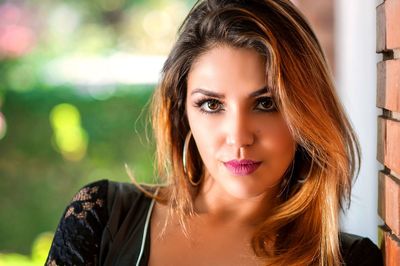 Portrait of beautiful woman