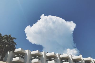 Low angle view of building against sky