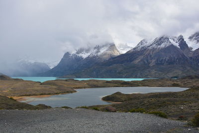 Torres del paine in patagonia , chile