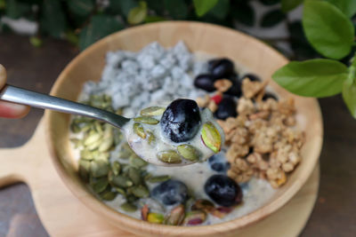 Close-up of fruits in bowl