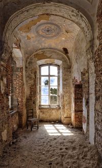 Interior of old building