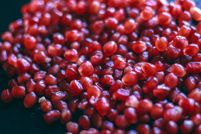 Full frame shot of raspberries