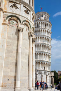 Low angle view of historical building