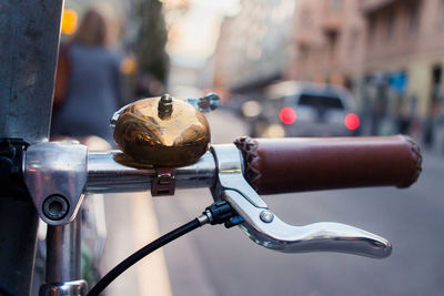 Close-up of bicycle