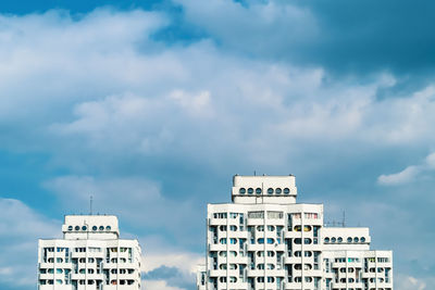 Low angle view of building against sky