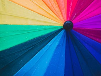 Full frame shot of multi colored umbrella