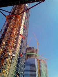 Low angle view of built structure against sky