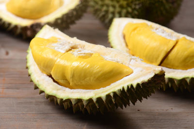 Close-up of fruit on table