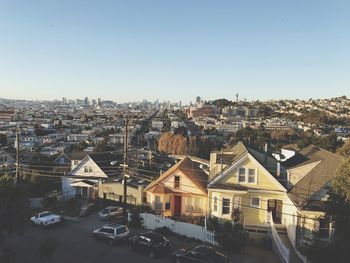 Cityscape against sky