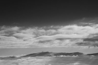 Low angle view of clouds in sky