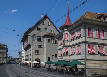 Street scene in lucerne / switzerland