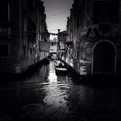 Canal along buildings