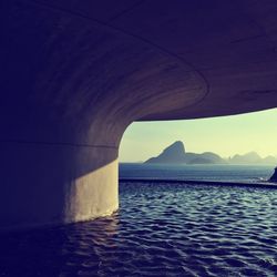 View of calm sea against sky