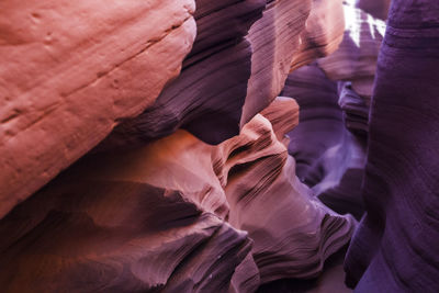 Rock formation of antelope canyon