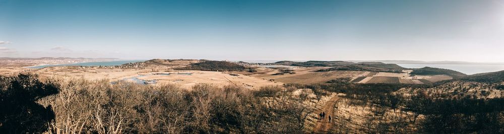 Panoramic view of beach