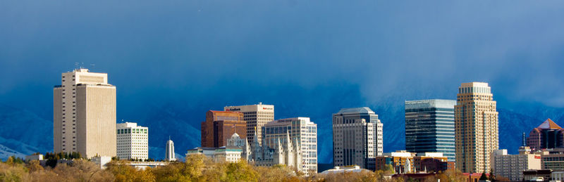 Skyscrapers in city