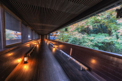 Illuminated tunnel
