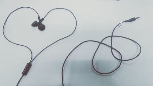 Close-up of object over white background