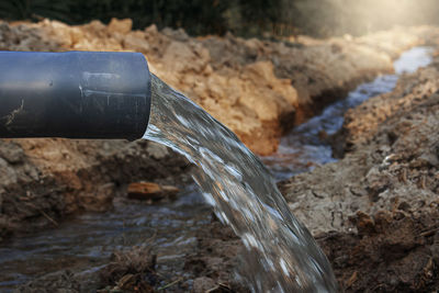 Close-up of water pipe