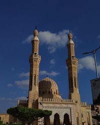 Low angle view of church against sky