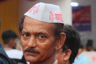 Close-up of young man