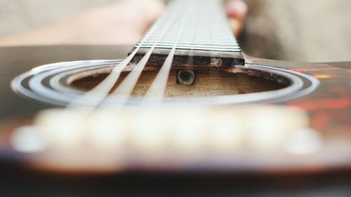 Close-up of guitar