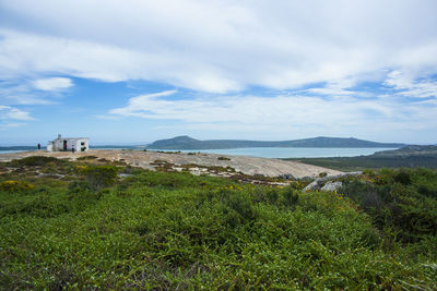 Scenic view of landscape against sky