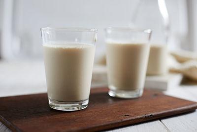 Close-up of drink on table