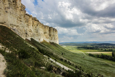 Scenic view of castle against sky