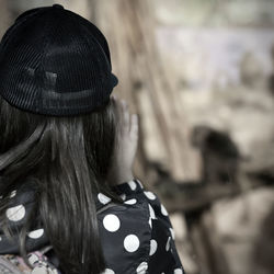 Close-up portrait of a girl