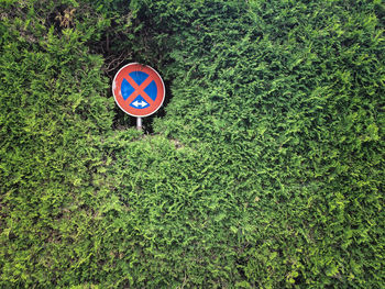 View of road sign