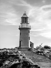 Lighthouse against sky