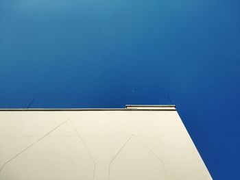 Low angle view of building against clear sky