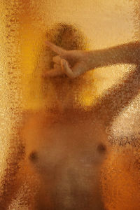 Full frame shot of wet shadow