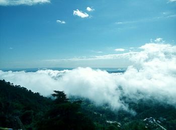 Aerial view of landscape