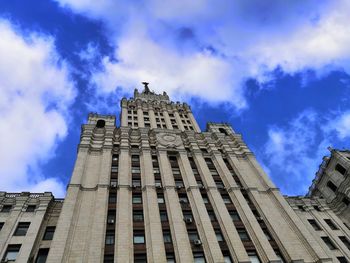 Low angle view of building against sky