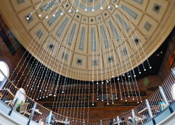 Low angle view of ceiling of building