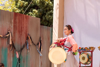 Woman in traditional clothing