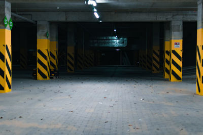 View of empty parking lot