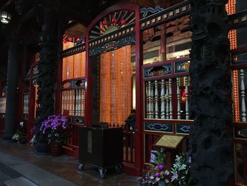 Interior of church