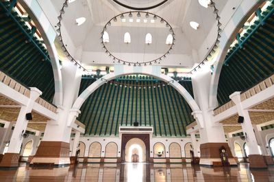 Low angle view of ceiling