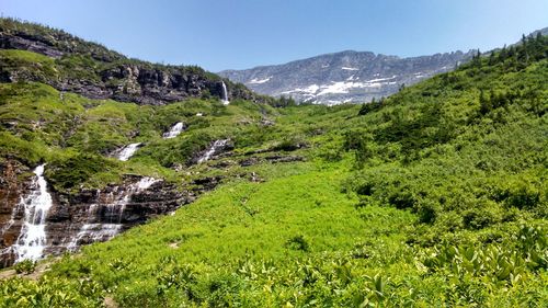 Scenic view of mountains