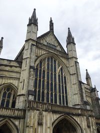 Low angle view of cathedral against sky