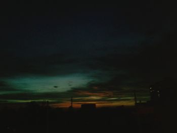 Scenic view of sky at dusk