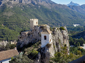 Views from guadalest castle, alicante, spain