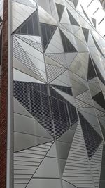 Directly below shot of modern building against sky