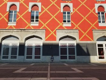 Facade of building