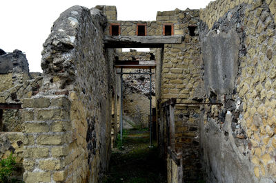 View of old ruins