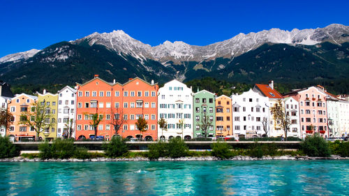 Typical view of innsbruck city, austria.